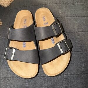Birkenstock Arizona Oiled Leather Softbed